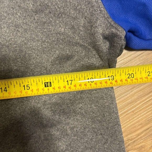 IMG academy fleece lined hoodie - under armour gray with blue size small - Picture 4 of 7